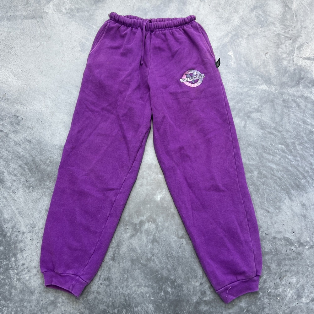 Vintage Vuarnet France Purple Sweatpants Medium